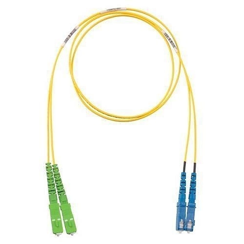 Panduit F923LANSNSNM006 Fiber Optic Patch Cord, OS2 2-Fiber 3mm PC LSZH Silver Coated Copper Duplex Standard, 6m