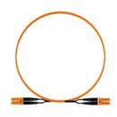 Panduit F92EPKELESEM025 Fiber Optic Patch Cord, OS2 2-Fiber 1.6mm PC OFNP Line Card1 Key, 25m, Orange