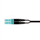 Panduit F92EPKHLHSHM030 Fiber Optic Patch Cord, OS2 2-Fiber 1.6mm PC OFNP Line Card1 Key, 30m, Aqua