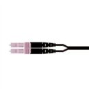 Panduit F92EPKJLJSJM015 Fiber Optic Patch Cord, OS2 2-Fiber 1.6mm PC OFNP Line Card1 Key ROSE NO, 15m