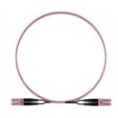 Panduit F92EPKJLJSJM015 Fiber Optic Patch Cord, OS2 2-Fiber 1.6mm PC OFNP Line Card1 Key ROSE NO, 15m