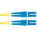 Panduit F92ERLNLNSNM012 2-Fiber 1.6mm Patch Cord, OS2, OFNR, LC Duplex to LC Duplex, Standard