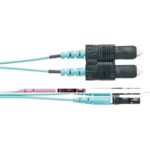 Panduit F92ERLNSNSNM003 Fiber Optic Patch Cord, OS2 2-Fiber 1.6mm PC OFNR Line Card1 Duplex/Silver Coated Copper Duplex, Standard, 3m