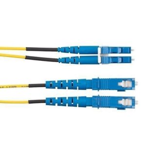 Panduit F92ERLNSNSNM005 Fiber Optic Patch Cord, OS2 2-Fiber 1.6mm PC OFNR Line Card1 Duplex/Silver Coated Copper Duplex, Standard, 5m