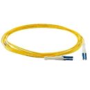 Panduit F92RPZNZNONF001 OS2 2-Fiber 2mm Polycarbonate Optical Fiber Non-Conductive Polyethylene CS Connector / CS Connector, 1'