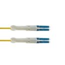 Panduit F92RPZNZNONF001 OS2 2-Fiber 2mm Polycarbonate Optical Fiber Non-Conductive Polyethylene CS Connector / CS Connector, 1'