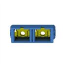 Panduit FADSCZBU-L SC/APC Duplex Fiber Optic Adapter, Zirconia Split Sleeves, Blue