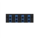 Panduit FAP4WBUDSCZ Opticom Fiber Adapter Panel with 4-SC Duplex Fiber, OS2, Zirconia Split Sleeves, Blue