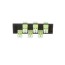 Panduit FAP6WLMDLCZ 6-Position LC Fiber Adapter Panel, OM5