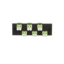 Panduit FAP6WLMDLCZ 6-Position LC Fiber Adapter Panel, OM5