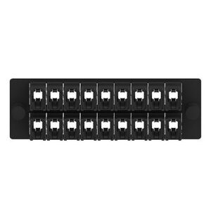 Panduit FAPH1812BLMPO Opticom FAP 18 Key-Up / Key-Down MPOs, Type A, Horizontal, Black