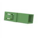 Panduit FASSCZAG-L SC/APC Simplex Fiber Optic Adapter, Singlemode, Zirconia Split Sleeves, Green