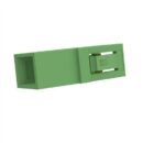Panduit FASSCZAG-L SC/APC Simplex Fiber Optic Adapter, Singlemode, Zirconia Split Sleeves, Green