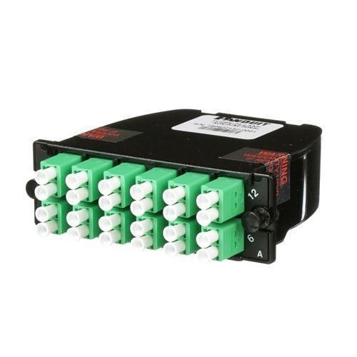 Panduit FC29N-24-LAAS OptiCom MPO-LC / APC Fiber Cassette OS2, 24-Fiber, Method A, Std IL