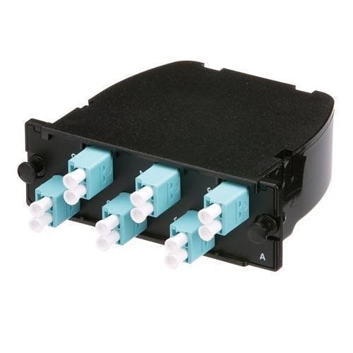 Panduit FC2XN-12-03AF OptiCom MPO-SC 12-Fiber Cassette OM3, Modified Method A, Standard Loss, SC Duplex Adapter