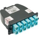 Panduit FC2XN-12-03AS OptiCom MPO-SC 12-Fiber Cassette OM3, Standard Method A, Standard Loss, SC Duplex Adapter