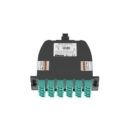 Panduit FC2ZN-24-10AF QuickNet MTP Fiber Optic Cassette, 24-Fiber Total, OM4, Standard Loss, Duplex LC Adapter, Modified Method A