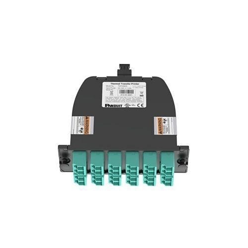Panduit FC2ZN-24-10AF QuickNet MTP Fiber Optic Cassette, 24-Fiber Total, OM4, Standard Loss, Duplex LC Adapter, Modified Method A