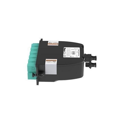 Panduit FC2ZN-24-10AF QuickNet MTP Fiber Optic Cassette, 24-Fiber Total, OM4, Standard Loss, Duplex LC Adapter, Modified Method A