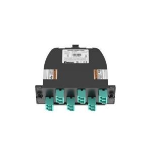 Panduit FC2ZO-12-10AF QuickNet MTP Fiber Optic Cassette, 12-Fiber Total, OM4, Optimized, Duplex LC Adapter, Modified Method A
