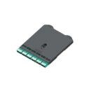 Belden FC3D06SDFP FX DCX Splice Cassette, OM3, 6-Port LC Duplex with 250Mu Pigtails, Aqua