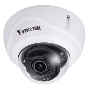 VIVOTEK FD837-HTV 5MP Dome Camera, 2.7-13.5 mm Remote Focus P-Iris Lens, IP67 and IK10, NDAA and TAA Compliant, White