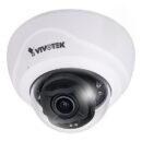 VIVOTEK FD837-HTV-1Y VORTEX 5MP Outdoor IP67/IK10 IP Dome Camera with 2.7-13.5 mm Remote Focus P-Iris Lens and 1-Year Vortex Standard Cloud License, White