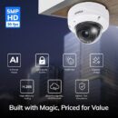 VIVOTEK FD9383-HTV C-Series 5MP WDR Pro IP IP66/IK10 Dome Camera, 2.8-12mm Lens
