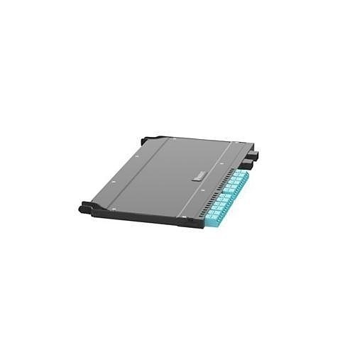 Panduit FDCZO-24-10AFRH 24-Fiber Front Access Cassette, OM4 LC Duplex