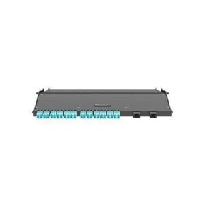 Panduit FDCZO-24-10B2RH 24-Fiber Front Access Cassette, OM4 LC Duplex