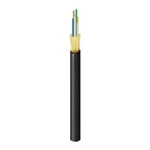 Belden FDSD006P9 Indoor, Outdoor Plenum OS2 Distribution Fibers, OFNP Non-Unitized Black Jacket