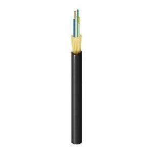 Belden FDSD006R9 FX Indoor / Outdoor OS2 Distribution Tight Buffer 6-Fiber Cable, OFNR Non-Unitized Black Jacket