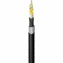 Belden FDSD024AJ Indoor Outdoor Plenum OS2 24-Fibers Jacket Cable, Aluminum, Black