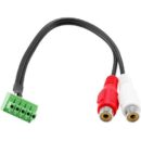 AMX FG10-003-20 CC-3.5ST5-RCA2F 5-Pin 3.5mm Phoenix to RCA Female Cable, 6"