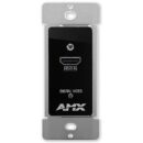 AMX FG1010-330-BLFX AMX DX-TX-DWP-4K DXLink 4K HDMI Decor Style Wall plate Transmitters, Black