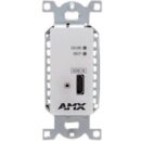AMX FG1010-330-WHFX AMX DX-TX-DWP-4K-WH DXLinkTM 4K HDMI Decor Style Wall plate Transmitter, White