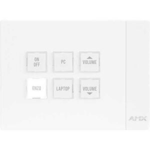 AMX FG2102-06P-W AMX Massio 6-Button ControlPad (US, UK, EU)
