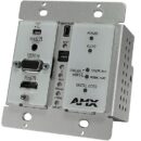 AMX FGN1115-WP-BL AMX NMX-ENC-N1115-WP Decor Style Wall plate Encoder with KVM, Black