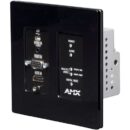 AMX FGN2315-WP-BL N2300 Series 4K UHD Video Over IP Decor Style Wall Plate Encoder with KVM, PoE