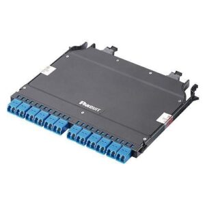 Panduit FHCXO-24-10BN HD Flex Cassette, OM3, 12-Port Duplex LC