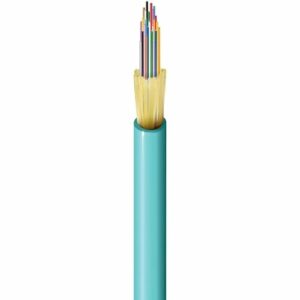 Belden FI3D024R9 FX Series 24-Fibers OM3 Fiber Riser Cable, FT4, OFNR, Indoor, Reel, Blue