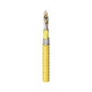 Belden FI3D096AK Fiber Optic Cable, 96 Fibers, Indoor OM3 Tight Buffer, Aqua