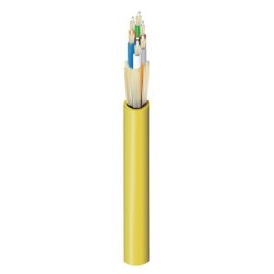 Belden FISB006RB 6-Fiber FX Indoor Riser OS2 Breakout Fiber Optic Cable, 2mm Sub-Units, Yellow