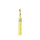 Belden FISD024AJ Indoor Plenum OS2 Distribution 24-Fiber Aluminum Interlocked Cable, Yellow