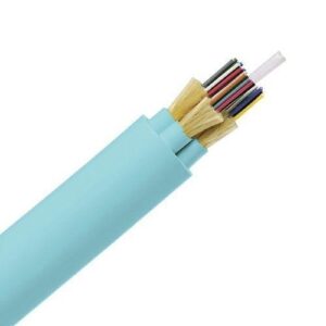 Panduit FODPX48Y 48-Fiber Indoor Distribution Cable, 50Mu, OM3, Plenum, Aqua