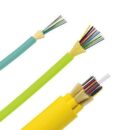 Panduit FODPZ48Y 48-Fiber Indoor Distribution Cable, 50Mu, OM4, Plenum, Aqua
