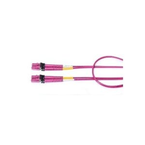 Belden FP4LDLD002M FX Duplex Patch Cord OM4 Duplex ZIP 2.0 MM, 6.6' (2m), to B, Erika Violet Jacket