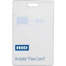 HID FPCRD-SSSCW-0000 HID FPCRD-SSSCW 125 kHz Clamshell type Proximity FlexCard with Indala Logo, Standard, Programmed, Low Frequency 125 kHz, Position 3/Flat Side with Lower Right Slot Punch, White