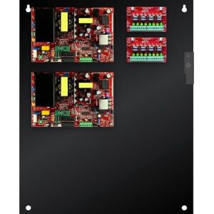 LifeSafety Power FPO150/250-2D8E2 400W, 2A/12V and 10A/24V, AUX Outputs, E2 Enclosure