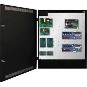 LifeSafety Power FPO150-2D8E8S 16-Door Unified, SV Standard, 12A/12V or 6A/24V, 16 AUX, E8S Enclosure